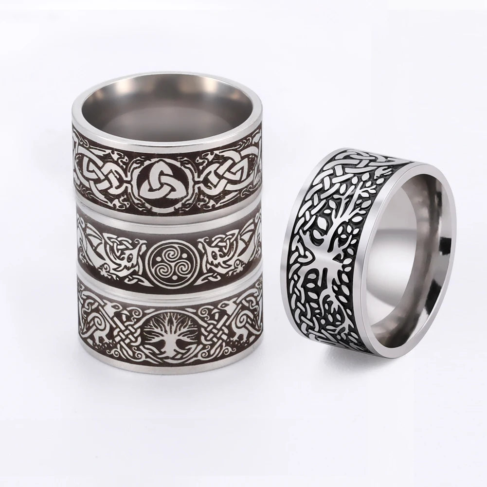 Nordic Heritage Amulet Ring Unified Spirit