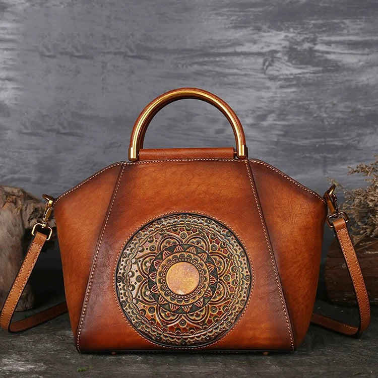 Heritage Reimagined: Luxury Vintage Real Leather Underarm Bag