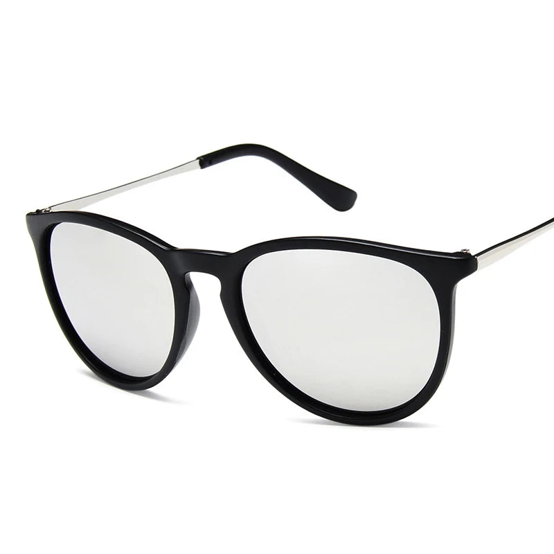 Retro Cat-Eye Round Sunglasses