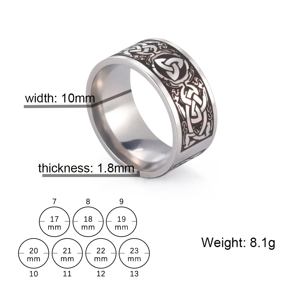 Nordic Heritage Amulet Ring Unified Spirit