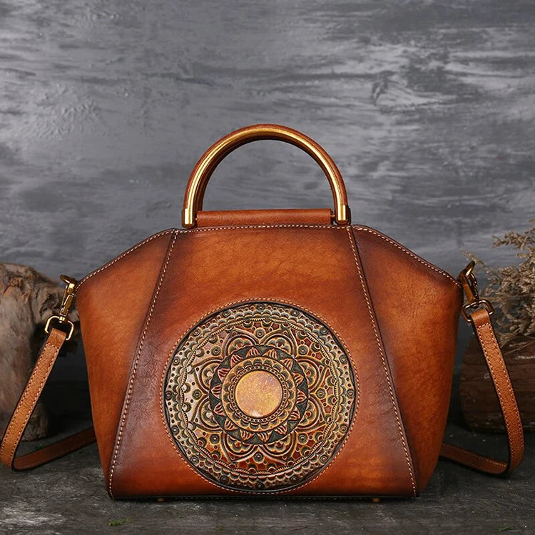 Heritage Reimagined: Luxury Vintage Real Leather Underarm Bag