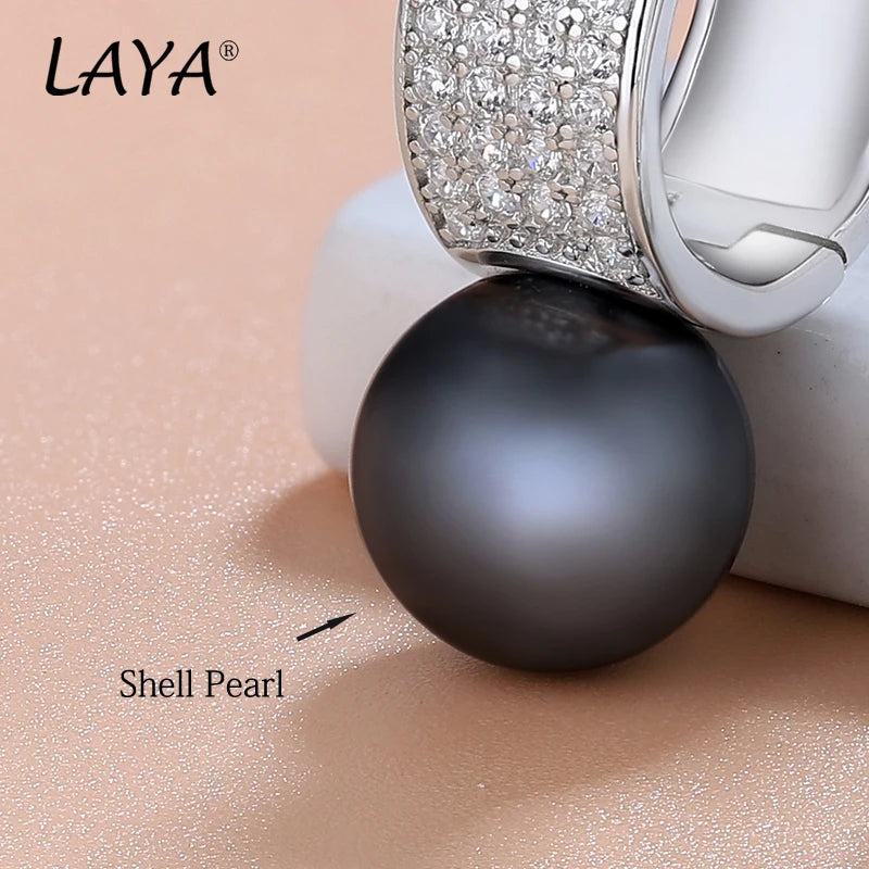 Sweet Elegance Laya 925 Sterling Silver Pearl & Zircon