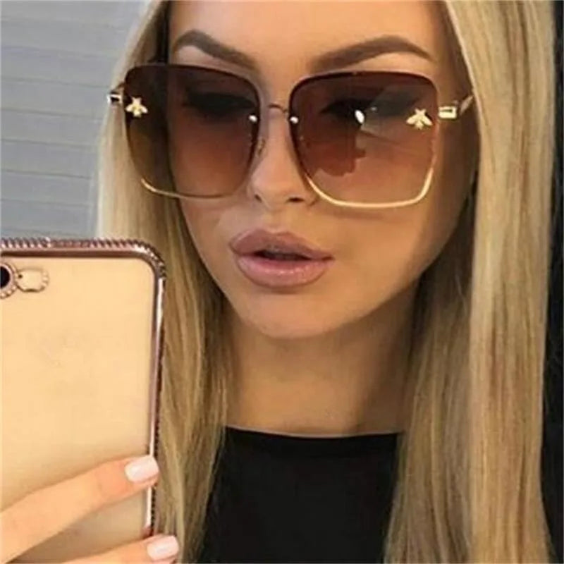 Luxury Square Sunglasses for Women – Classic Fashion UV400