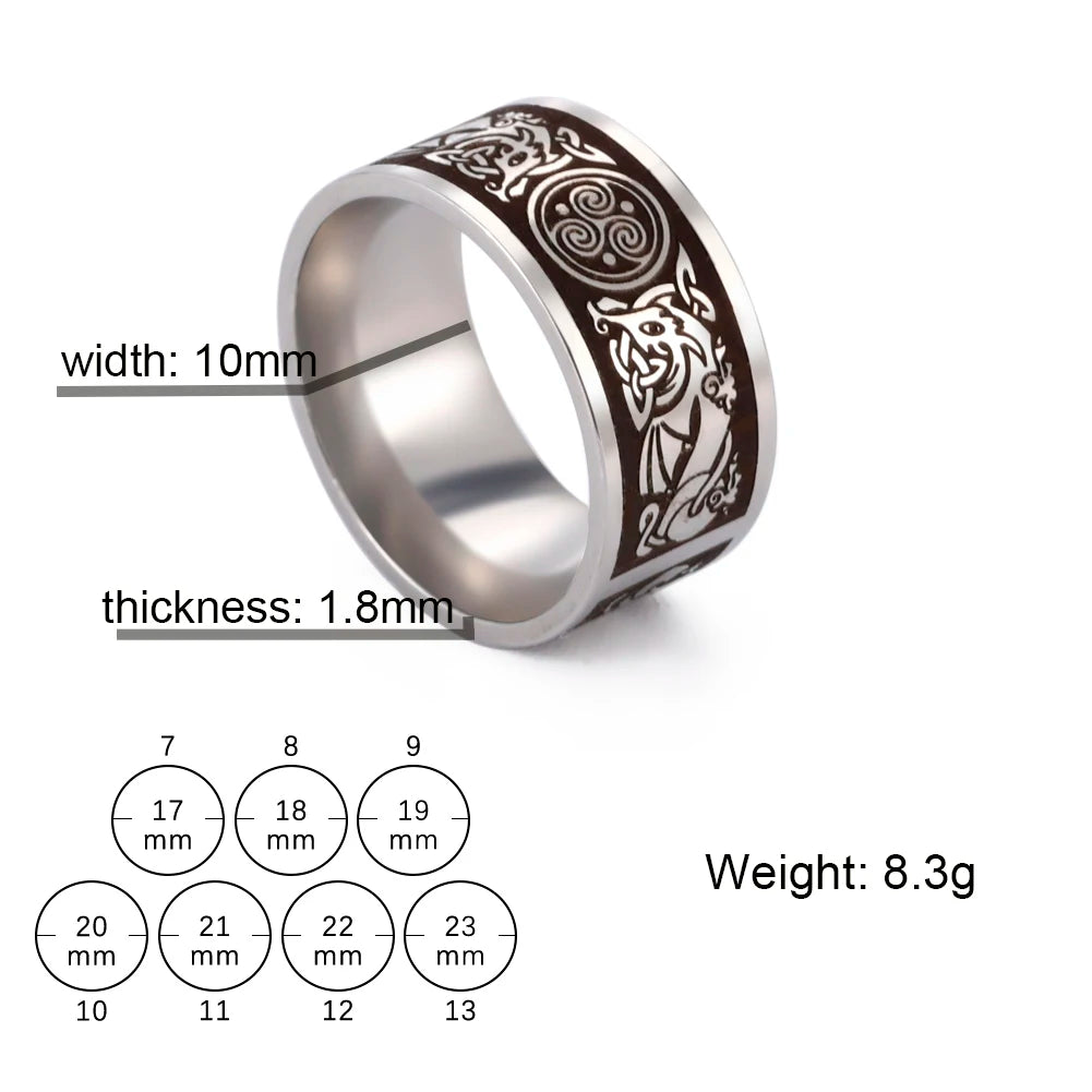 Nordic Heritage Amulet Ring Unified Spirit
