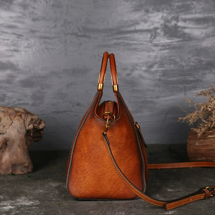 Heritage Reimagined: Luxury Vintage Real Leather Underarm Bag