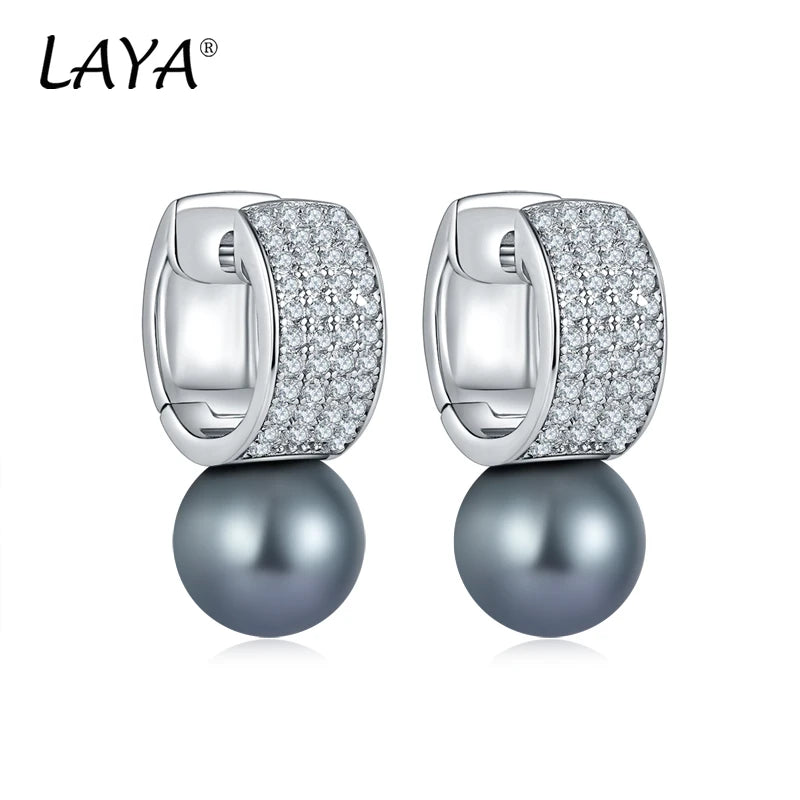Sweet Elegance Laya 925 Sterling Silver Pearl & Zircon