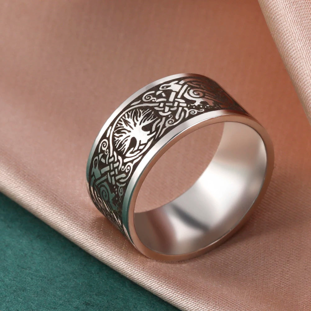 Nordic Heritage Amulet Ring Unified Spirit
