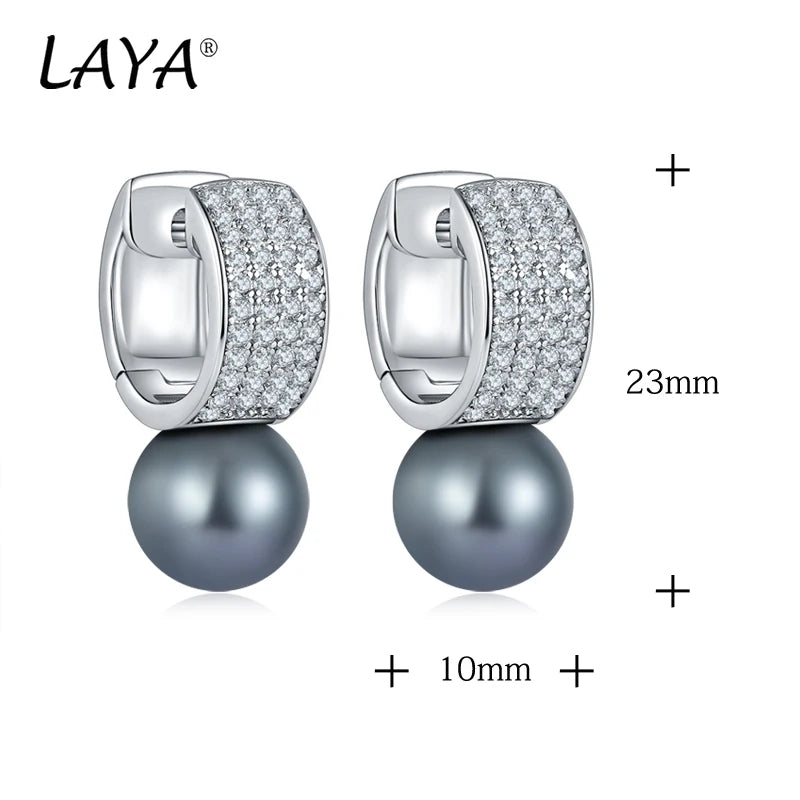 Sweet Elegance Laya 925 Sterling Silver Pearl & Zircon