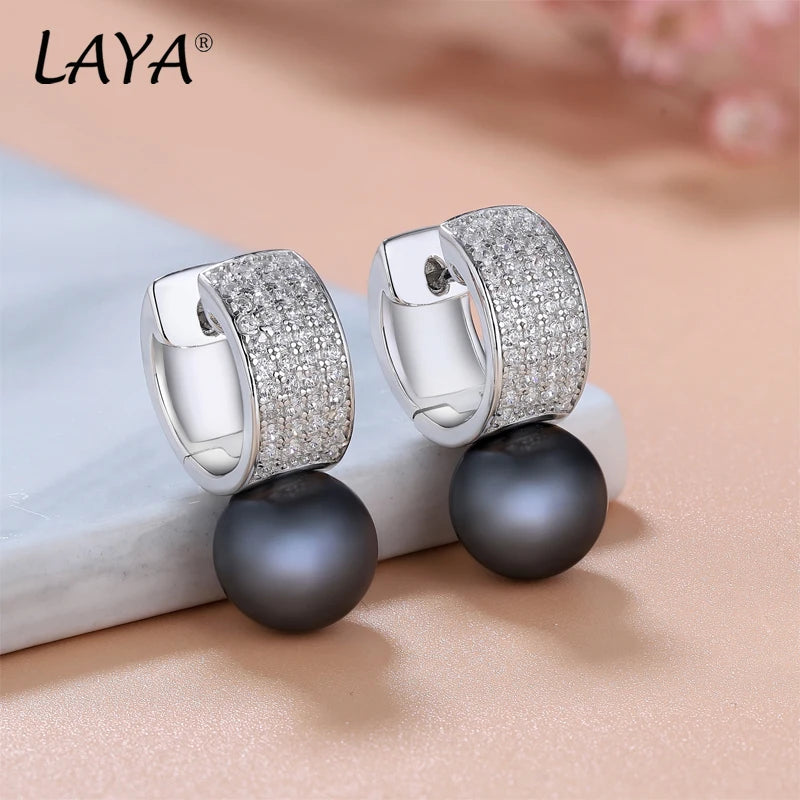 Sweet Elegance Laya 925 Sterling Silver Pearl & Zircon