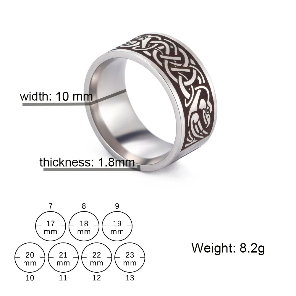 Nordic Heritage Amulet Ring Unified Spirit