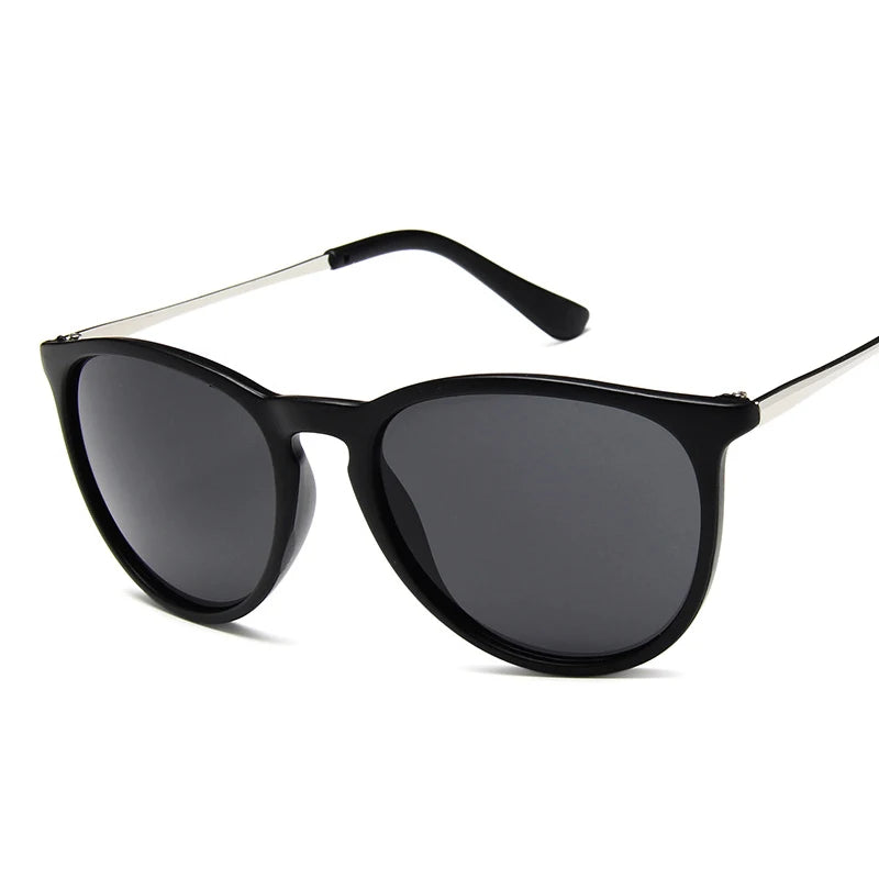 Retro Cat-Eye Round Sunglasses