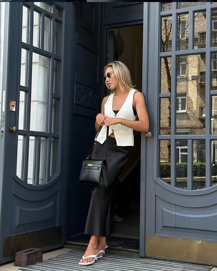 Retro Manhattan Leather Shoulder Bag – Urban Underarm Handbag