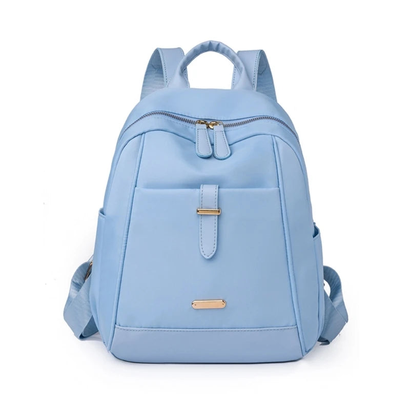 Anti-Theft Nylon Laptop Backpack for Women with 14” Notebook Compartment