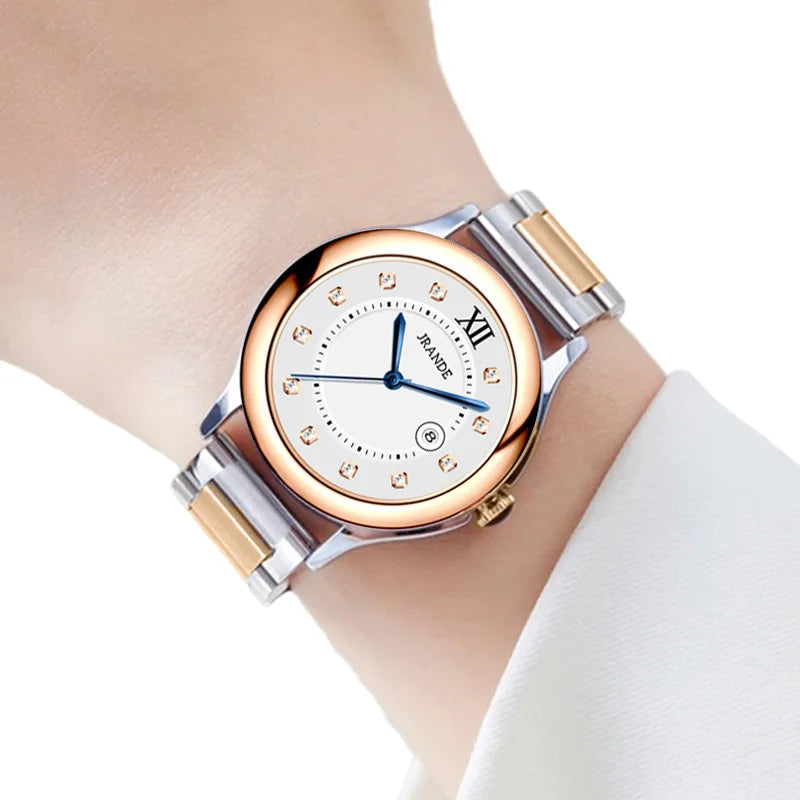 Timeless Elegance: Vintage Luxury Ladies’ Leather Watch