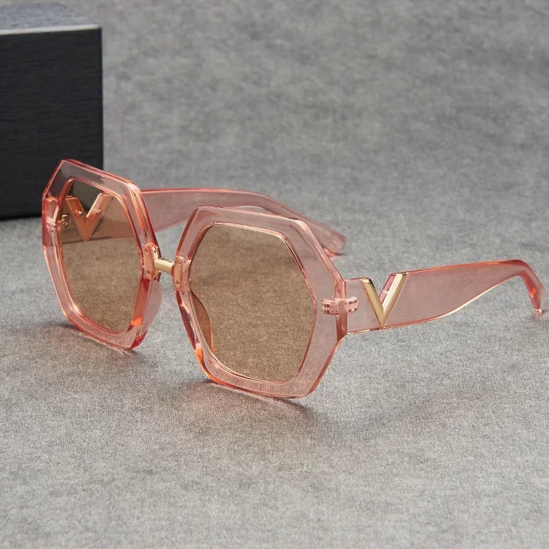 Luxury Retro Square Sunglasses – Women
