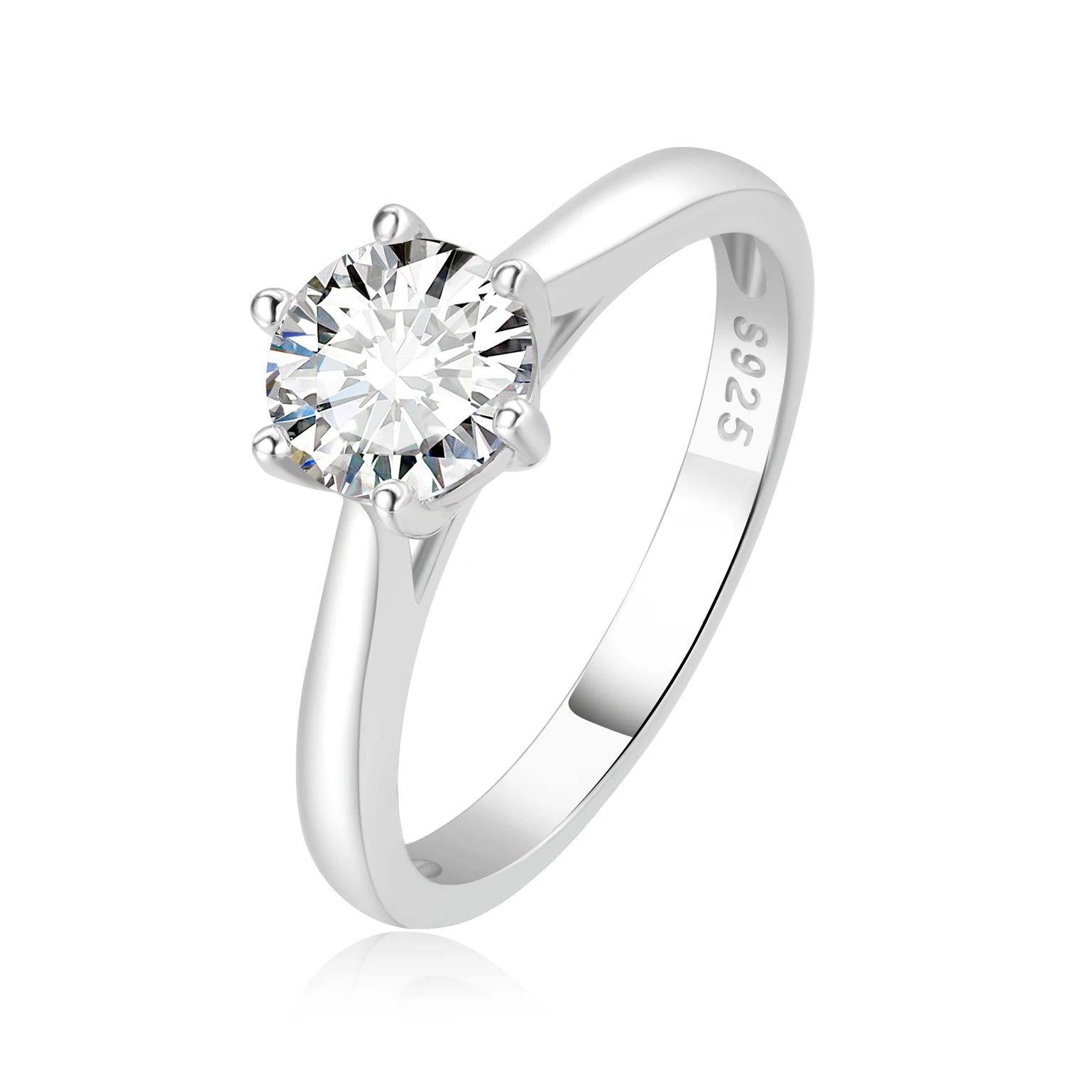 Eternal Promise: POTIY D Color Moissanite Solitaire Ring