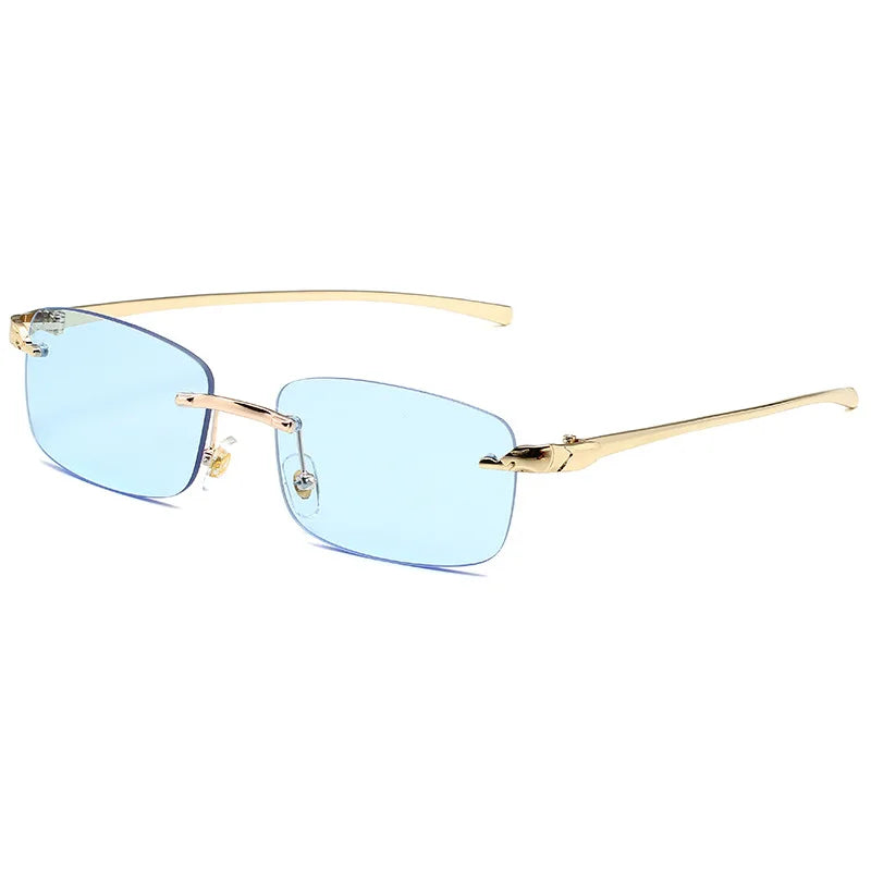 Luxury Square Gradient Sunglasses Vintage Women