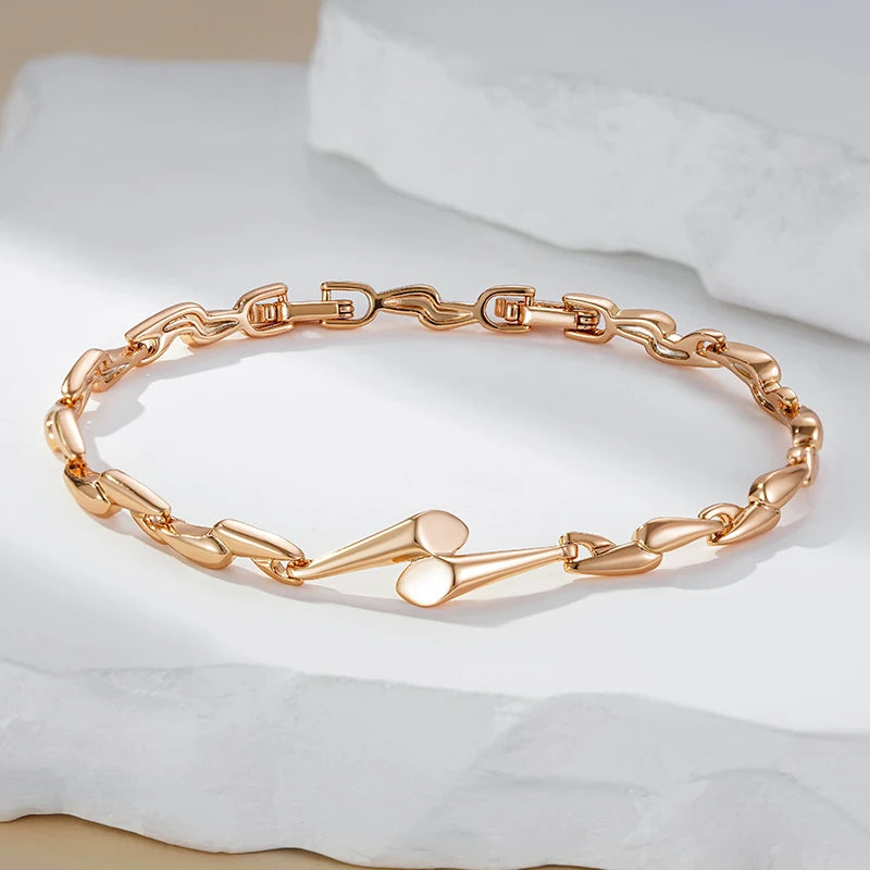Rose Gold Geometric Glossy Bracelet Day by Day