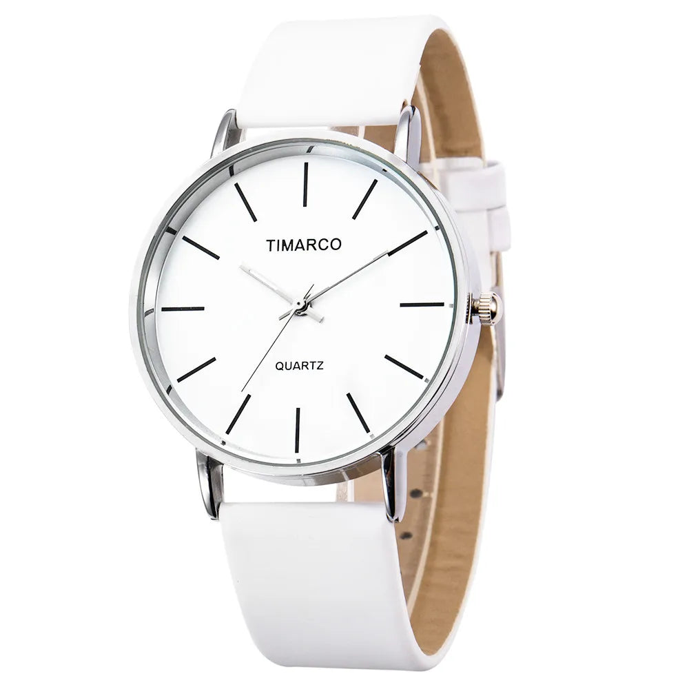 Minimalist Precision Timeless Monochrome Quartz Watch