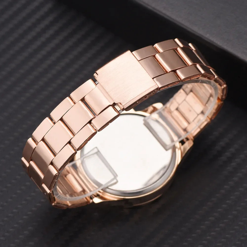 Timebound Elegance The Rose Gold Roman Numeral Watch