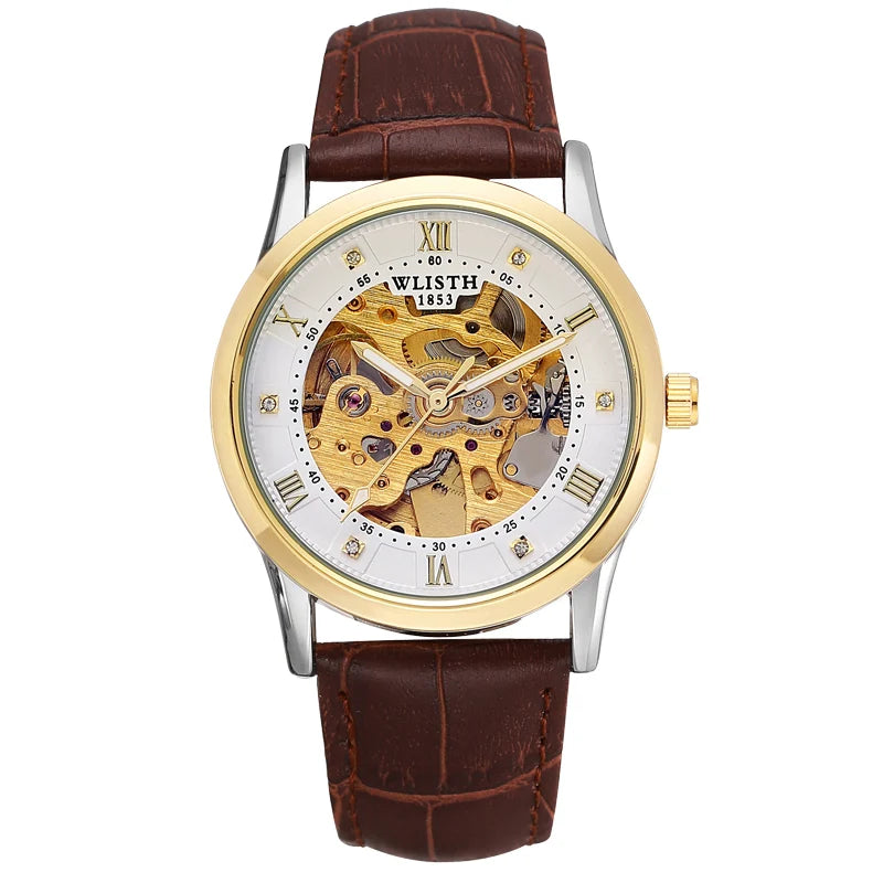 Smart Casual Quartz Watch with Leather Strap – Men