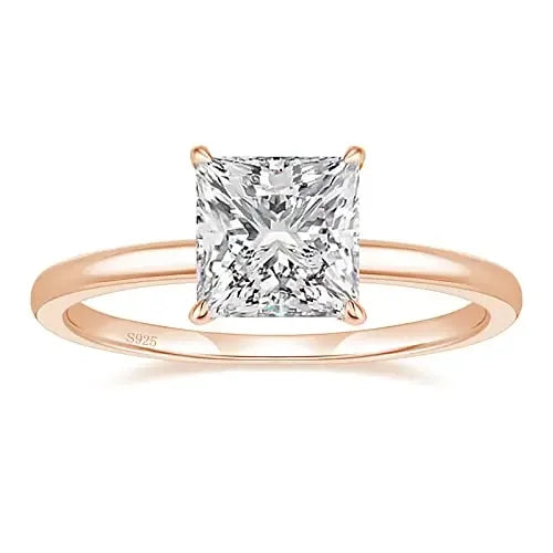 Royal Elegance Trumium 2CT Princess Cut Promise Ring