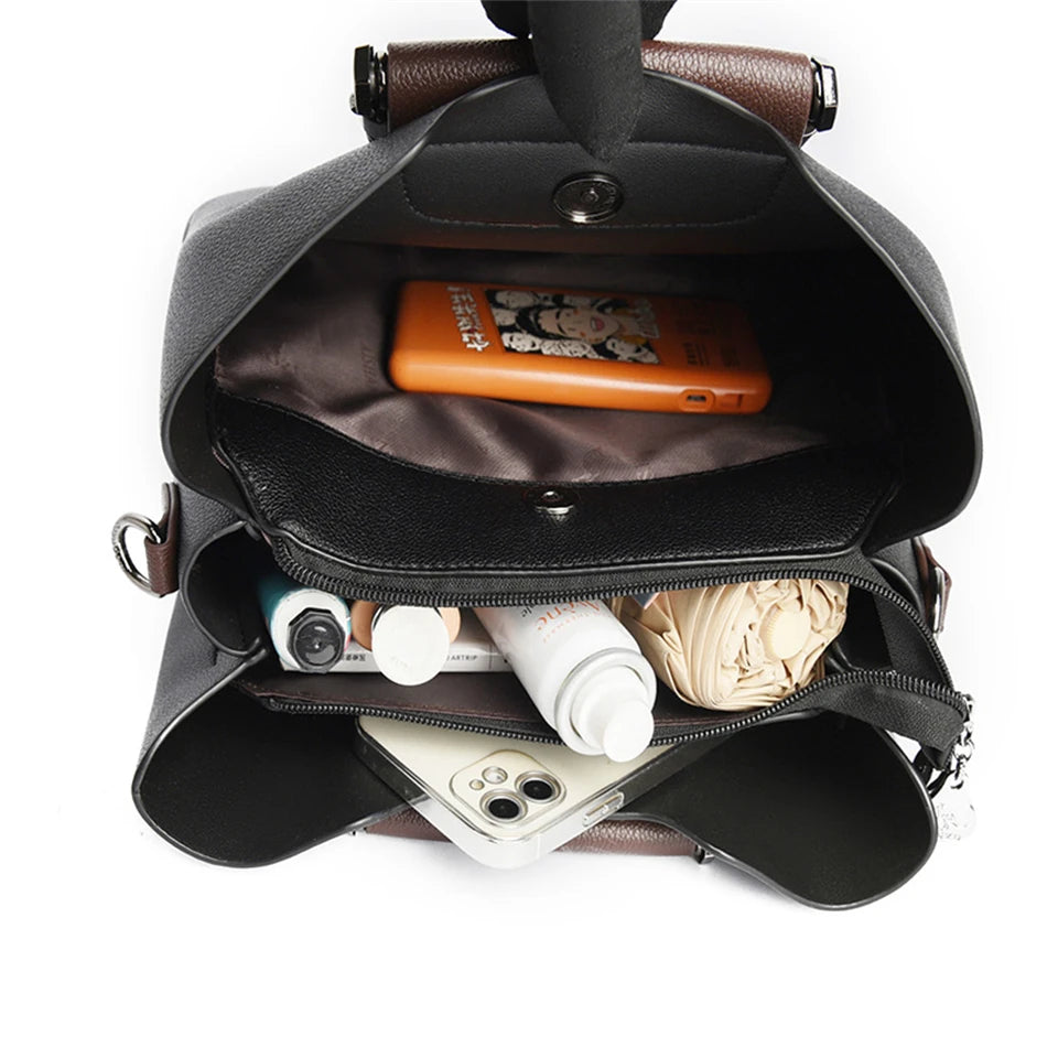 Elegant Women’s Handbag with Unique Handle & Adjustable Strap