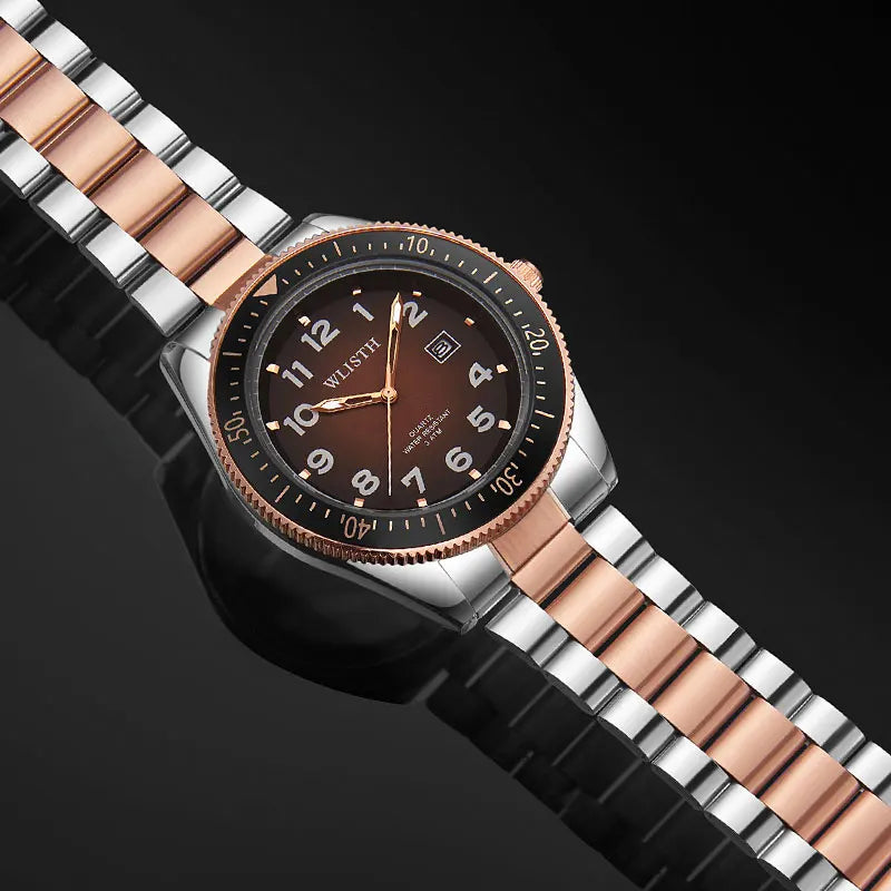 Luxury Retro Business Quartz Watch – Men