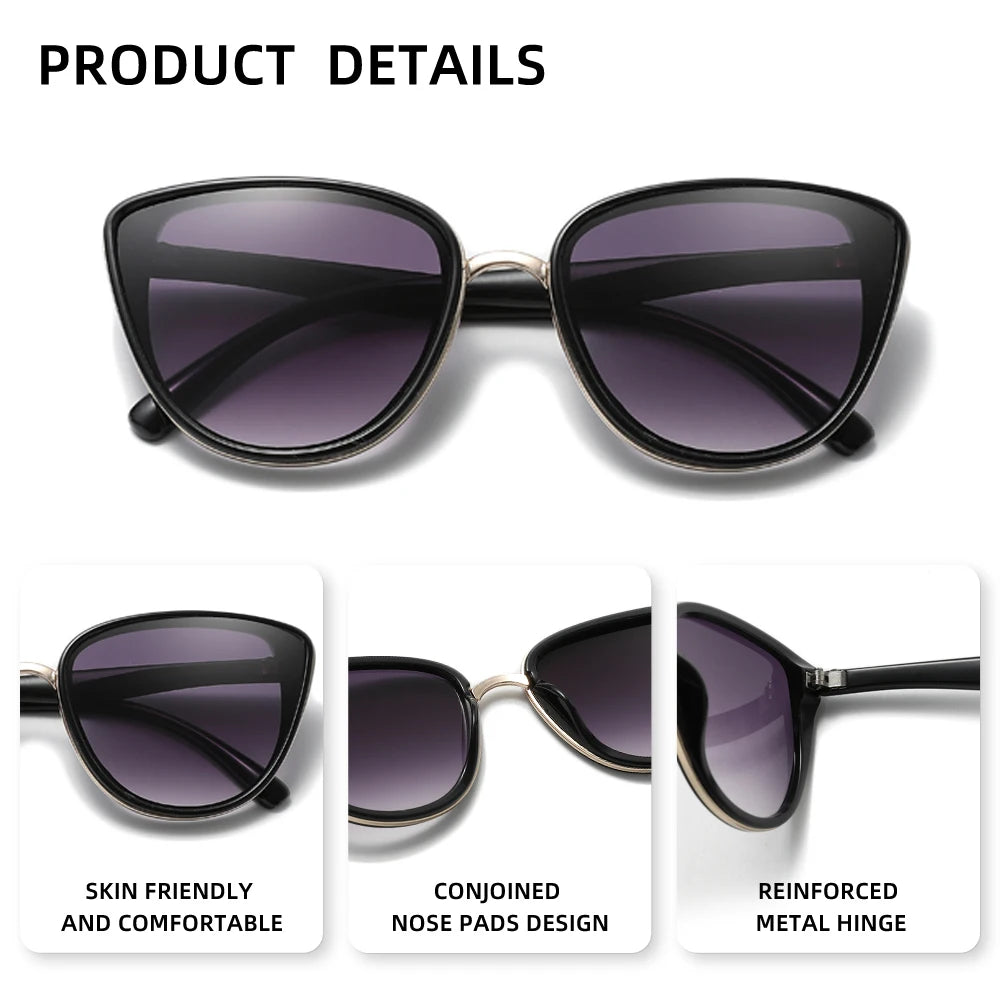 Triangle Frame Retro Sunglasses women