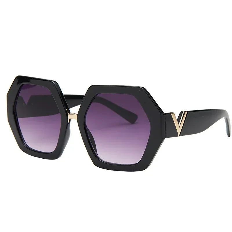 Luxury Retro Square Sunglasses – Women