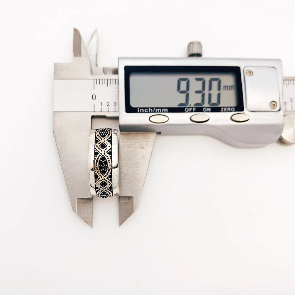 The Golden Bond: Love Knot Wave Ring in 925 Sterling Silver