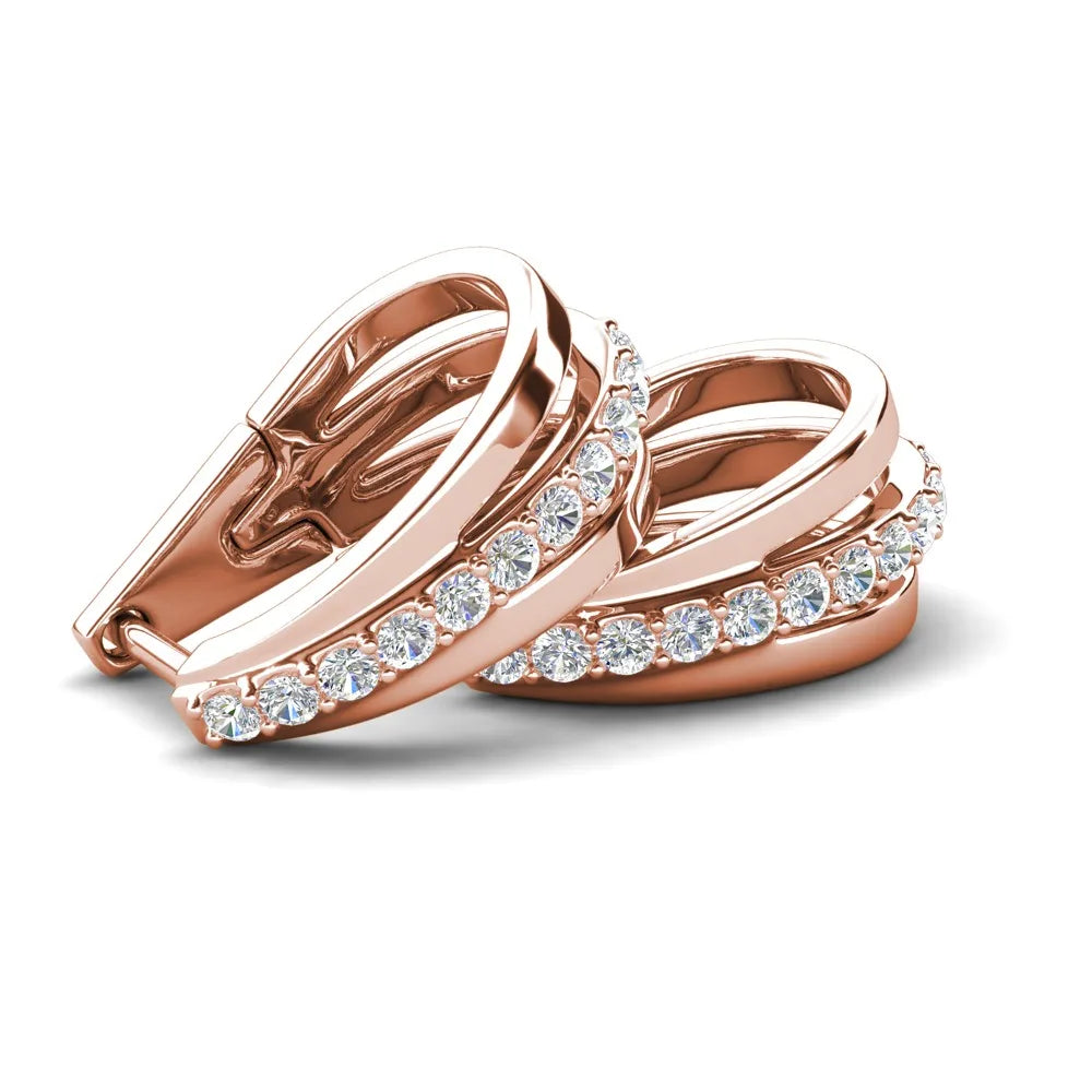 Gilded Sophistication: Yolora Layered Hoop Earrings