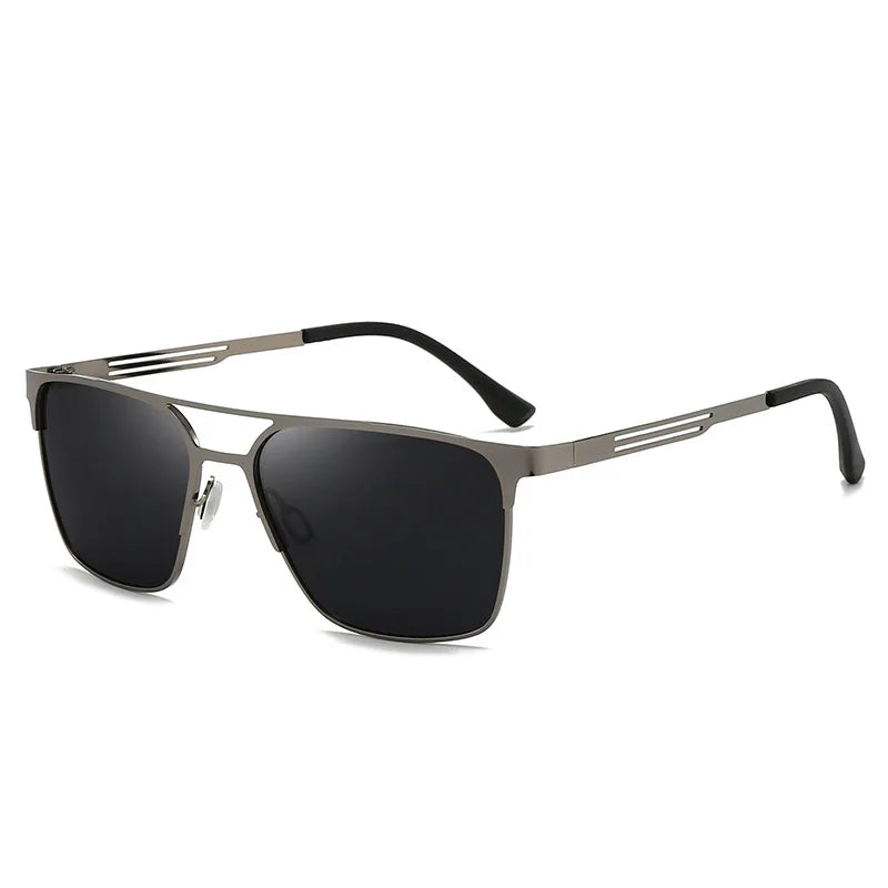 Pilot Polarized Sunglasses with Stainless Steel Frame - Man