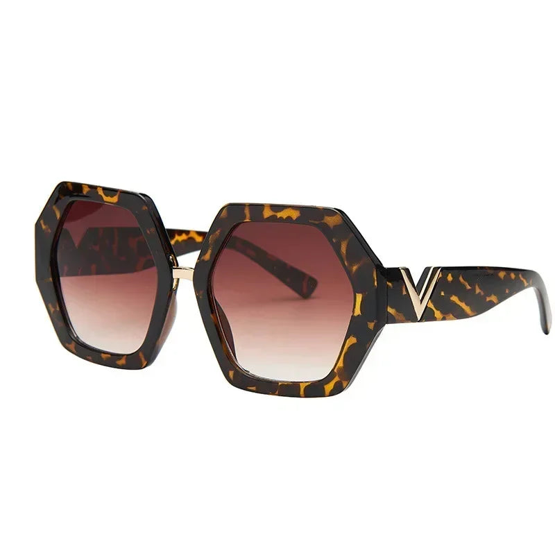Luxury Retro Square Sunglasses – Women