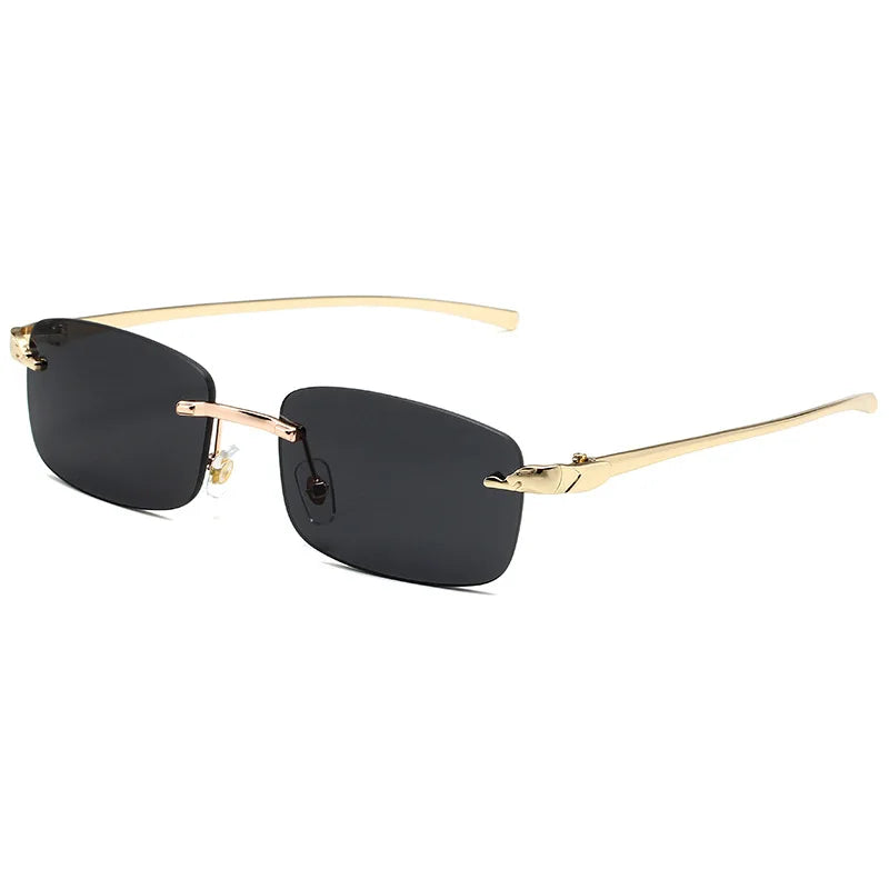 Luxury Square Gradient Sunglasses Vintage Women
