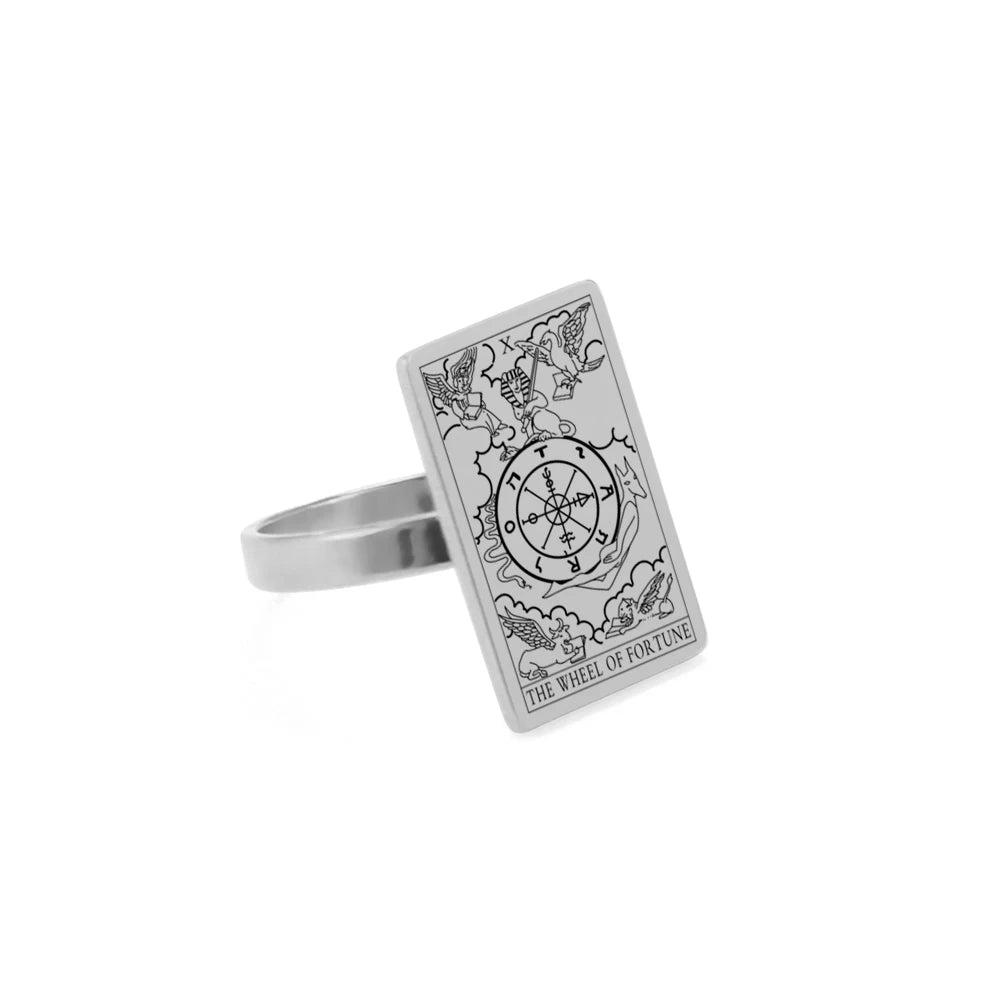 The Major Arcana Tarot Card Ring Mystic Elegance