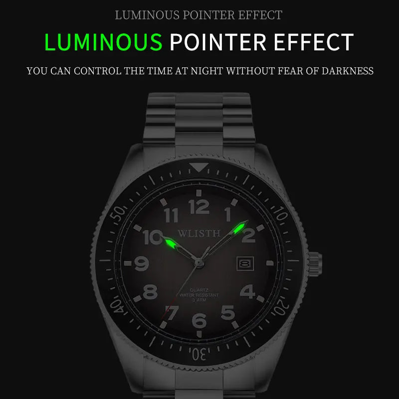 Luxury Retro Business Quartz Watch – Men