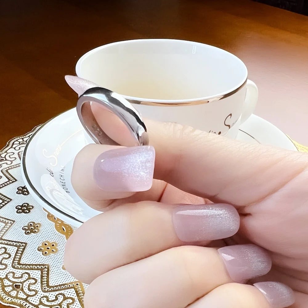 Timeless Unity: Classic Sterling Silver Friendship & Wedding Band