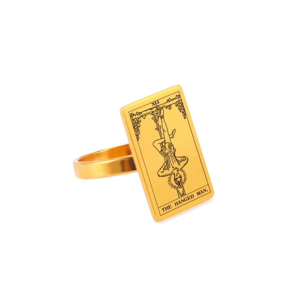 The Major Arcana Tarot Card Ring Mystic Elegance