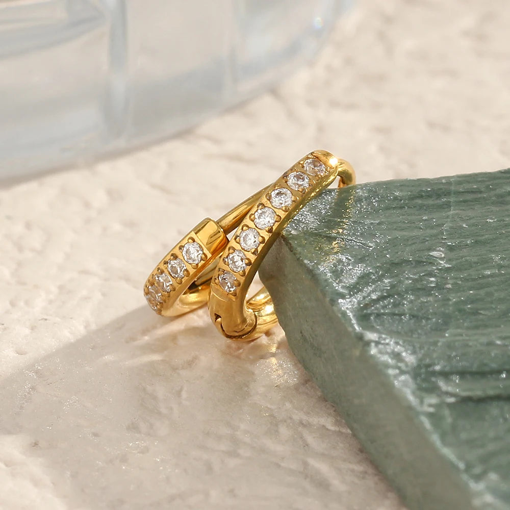 Golden Professionalism La.Muses Rounded Luxury Hoops