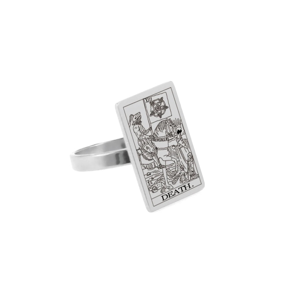 The Major Arcana Tarot Card Ring Mystic Elegance
