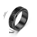 Viking Celtic Knot Swivel Ring – Anti-stress, stainless steel