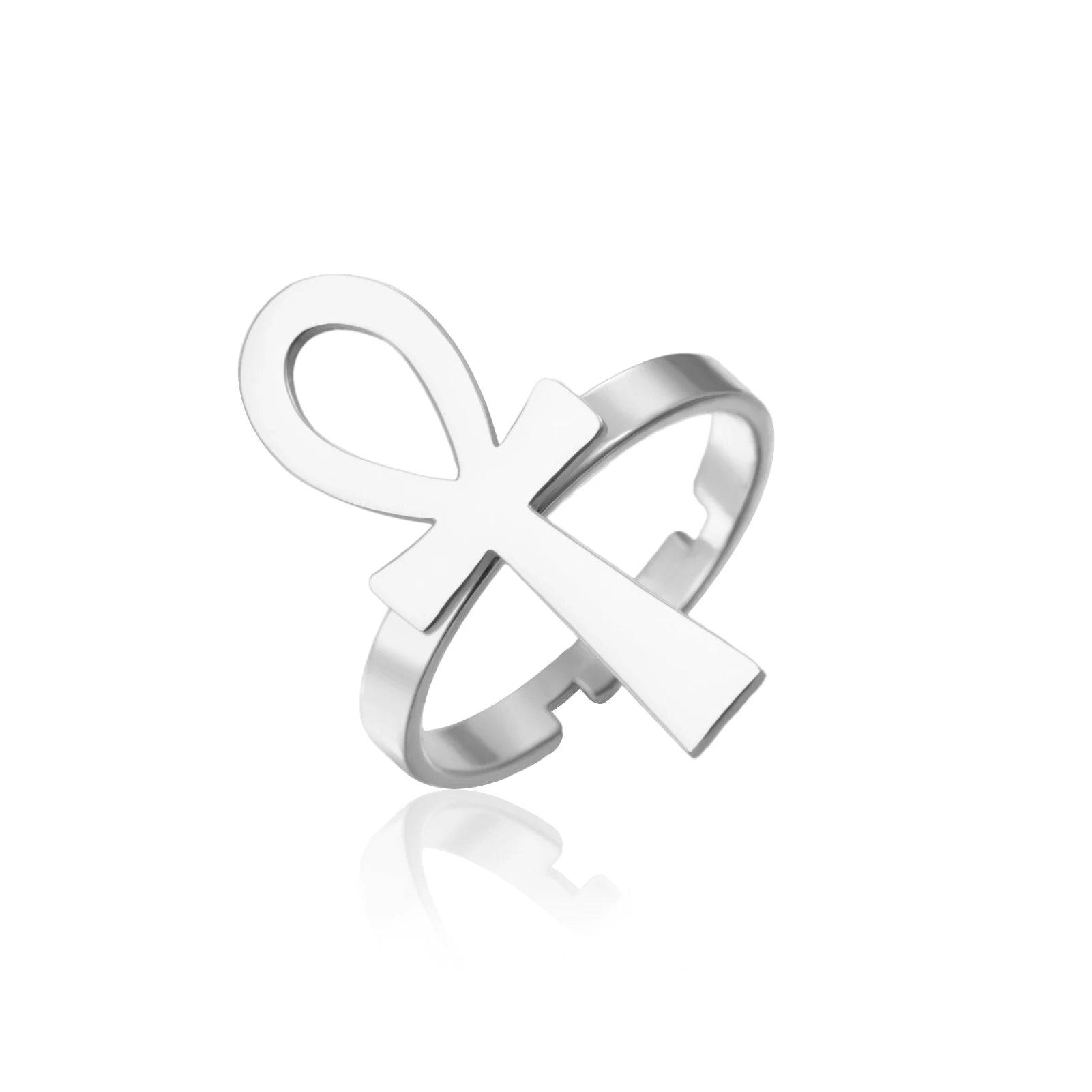 Vintage Ankh Cross Ring Symbol of Life Protection