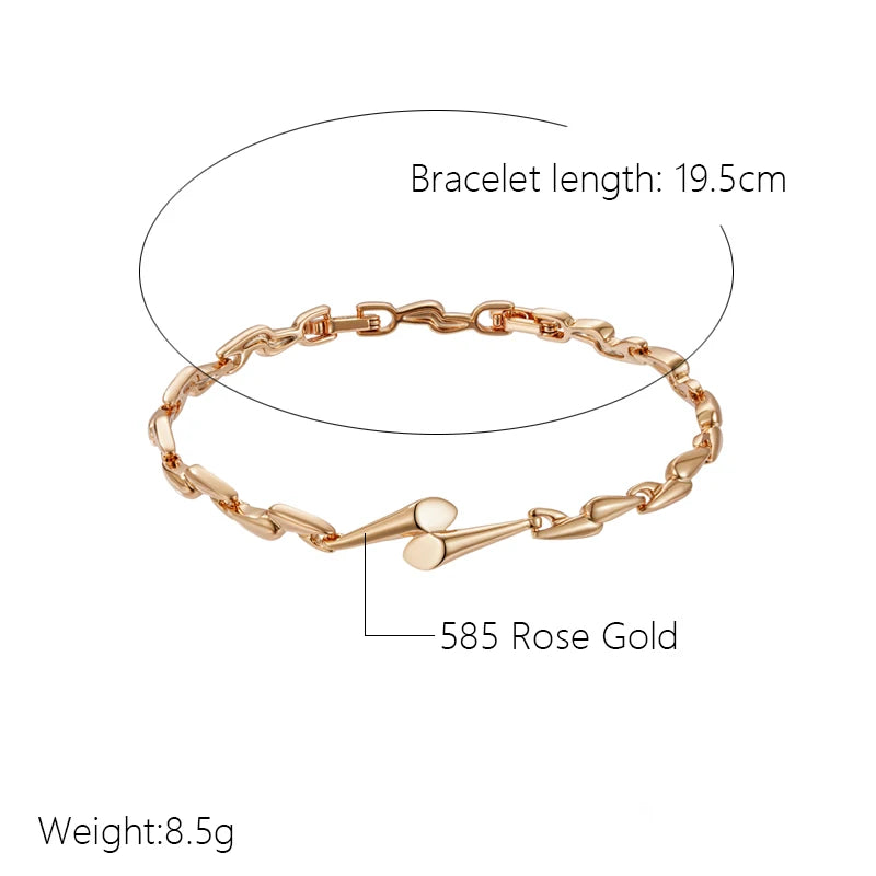 Rose Gold Geometric Glossy Bracelet Day by Day