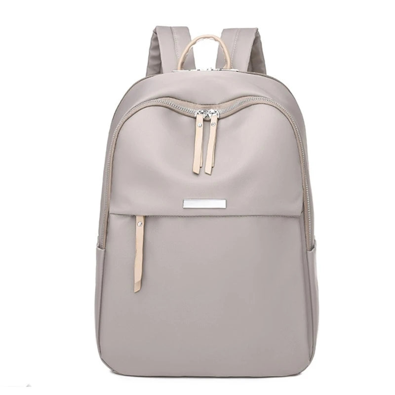 Anti-Theft Nylon Laptop Backpack for Women with 14” Notebook Compartment