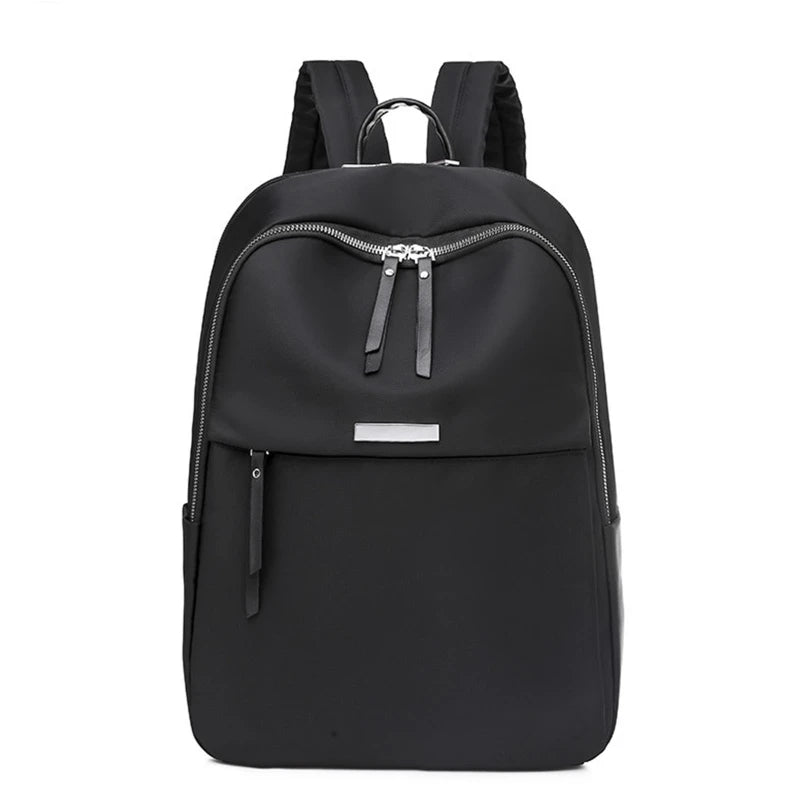 Anti-Theft Nylon Laptop Backpack for Women with 14” Notebook Compartment