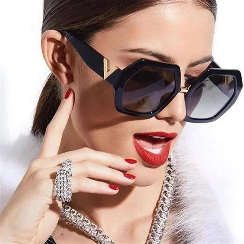 Luxury Retro Square Sunglasses – Women