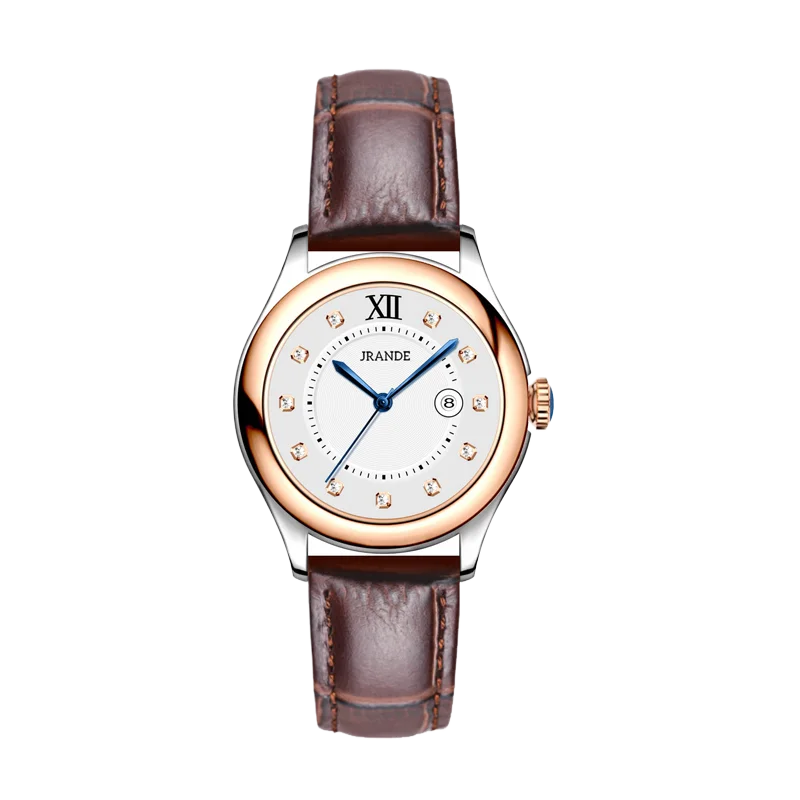 Timeless Elegance: Vintage Luxury Ladies’ Leather Watch