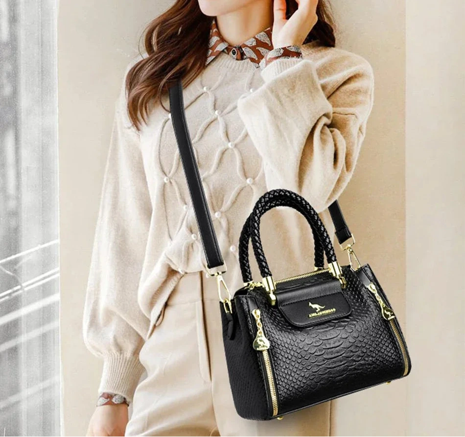 Modern Radiance Soft Microfiber Crossbody Messenger