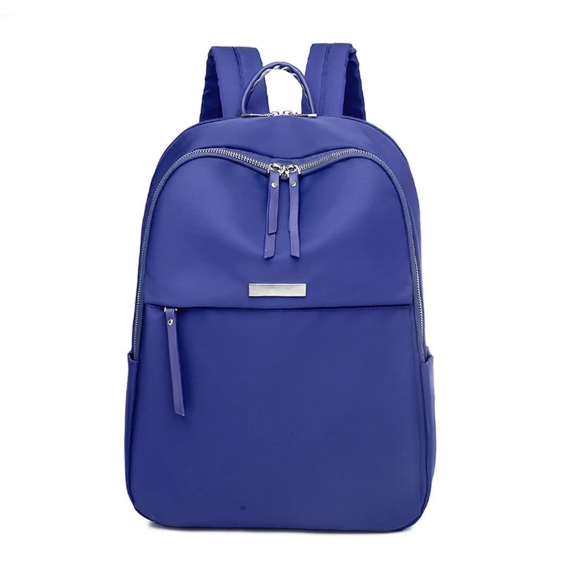 Anti-Theft Nylon Laptop Backpack for Women with 14” Notebook Compartment